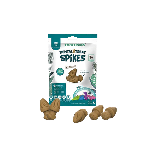 Snack Dental Treat Spikes Refill Pollo 32un