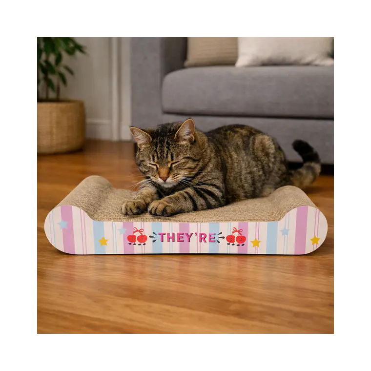 Rascador De Cartón Para Gatos Estilo Cama - JT007 2
