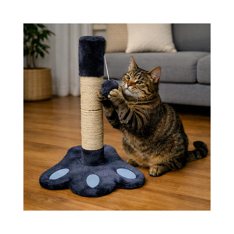 Rascador Para Gatos Diseño Patita Gris - KF8039GE
