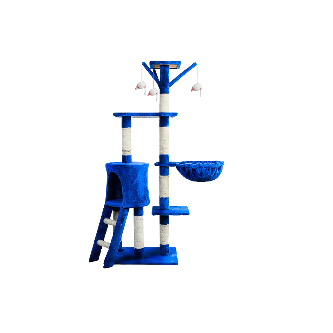 Rascador Para Gatos Diseño Árbol Azul - CAT001B 1