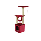 Rascador Para Gatos Diseño Torre Rojo - KF8005BR - Miniatura 1