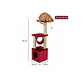 Rascador Para Gatos Diseño Torre Rojo - KF8005BR - Miniatura 2