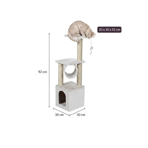 Rascador Para Gatos Diseño Torre Beige - KF8005BB