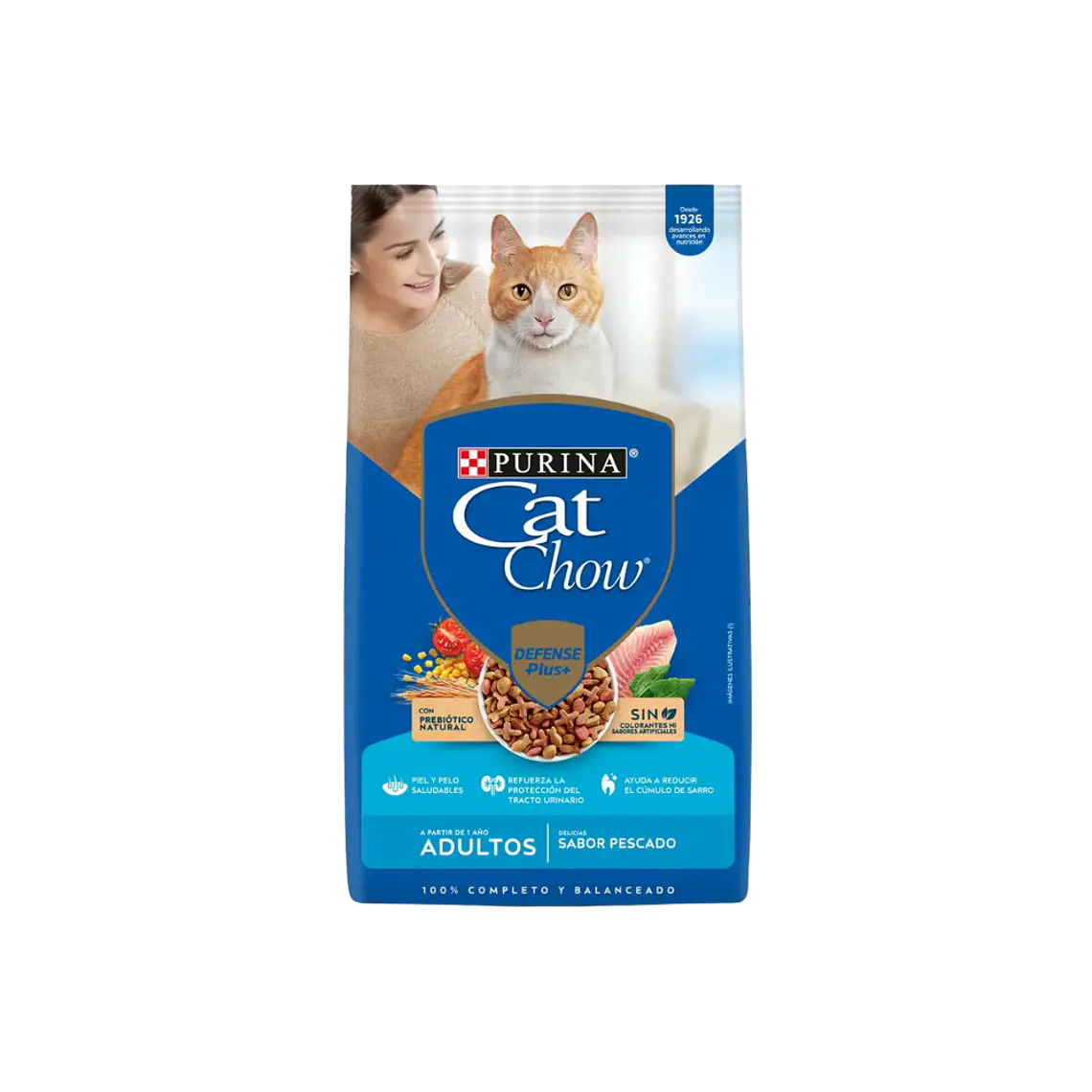 Alimento Cat Chow Gato Adulto Sabor Pescado -8kg 1