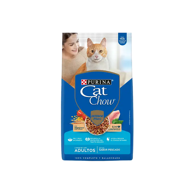 Alimento Cat Chow Gato Adulto Sabor Pescado -8kg 1