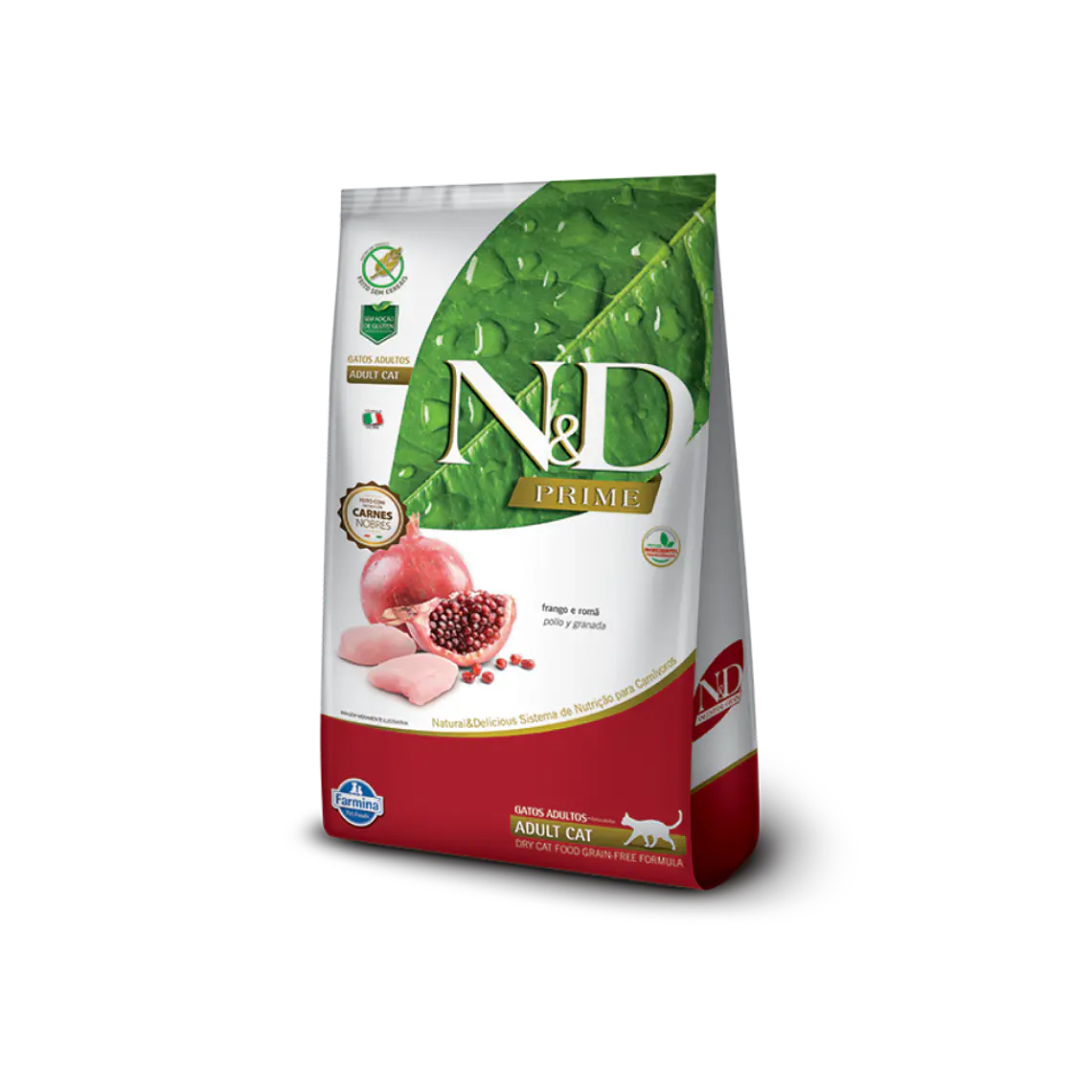 Alimento N&D Gato Adulto Pollo Granada - 1.5kg  1