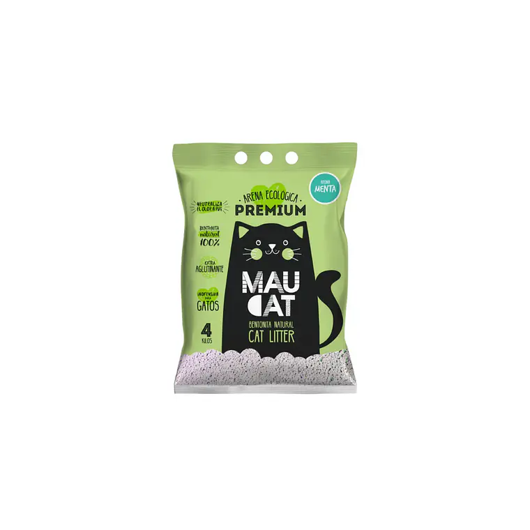Arena Sanitaria de Bentonita con Aroma Menta - 4kg 1