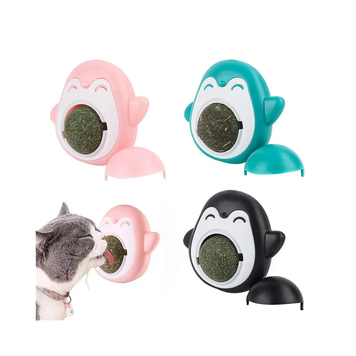 Bola de Catnip Diseño Pingüino Buen Amigo 1