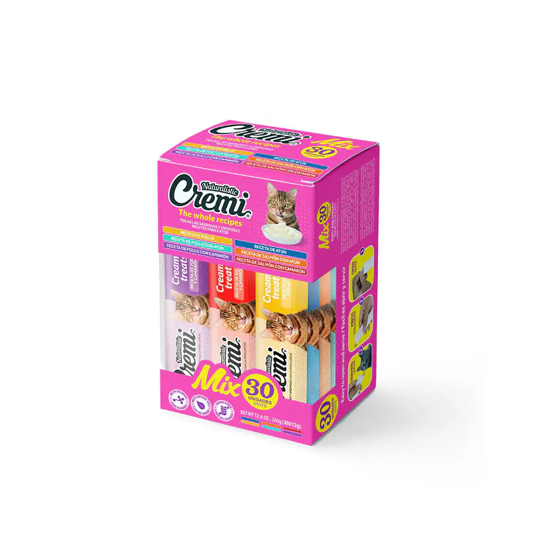 Cremi Gato Whole Variedades 30 unidades - 360gr 1