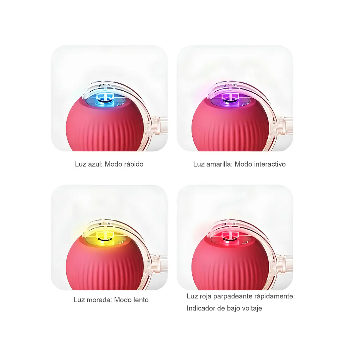 Pelota con Cuerda Automática Recargable USB  2