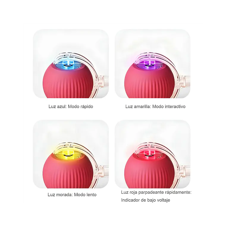 Pelota con Cuerda Automática Recargable USB  2
