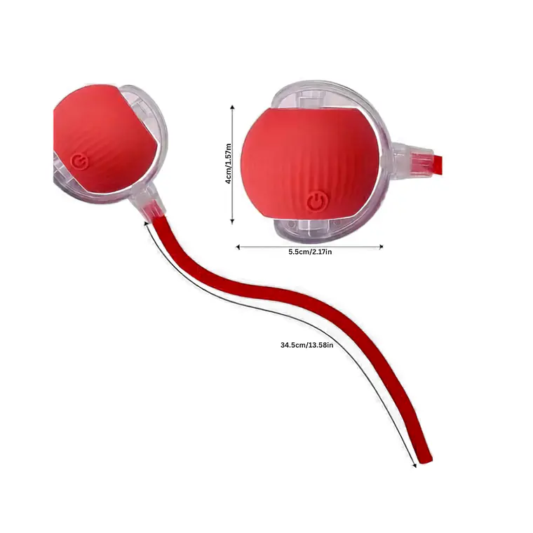 Pelota con Cuerda Automática Recargable USB  3