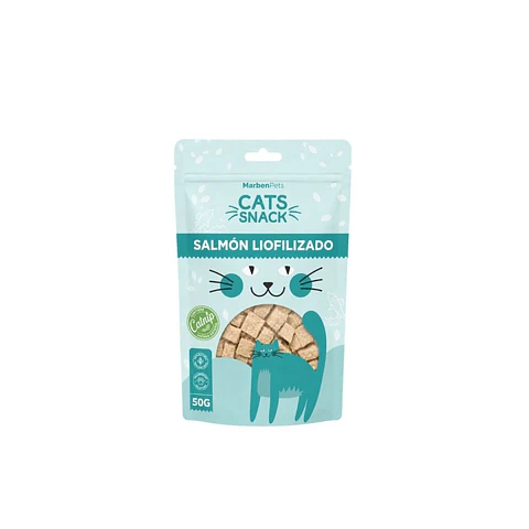 Cats Snack Cubos Liofilizado de Salmon y Catnip 50GR CK1072