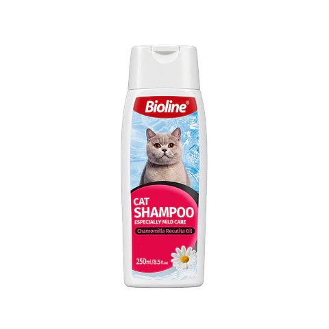 Shampoo Bioline Manzanilla Para Gatos - 250ml 