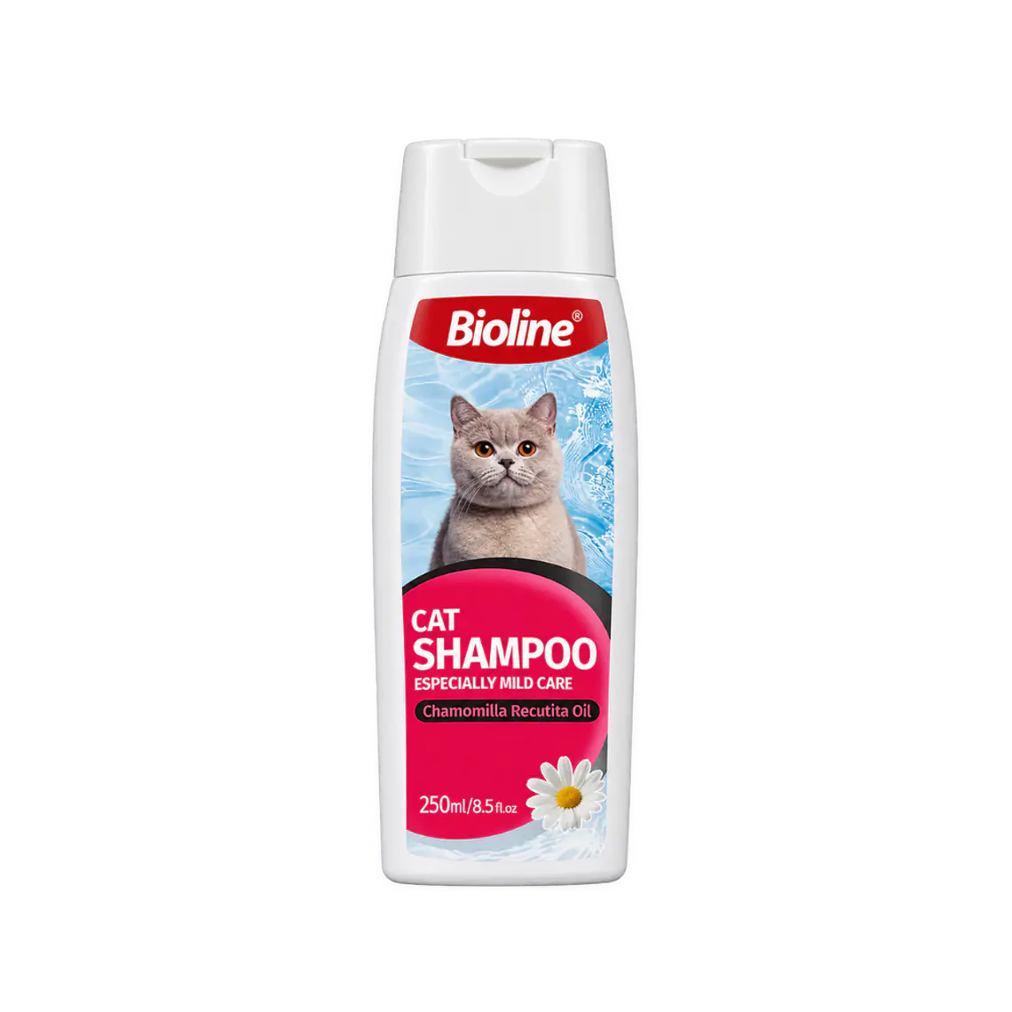 Shampoo Bioline Manzanilla Para Gatos - 250ml  1