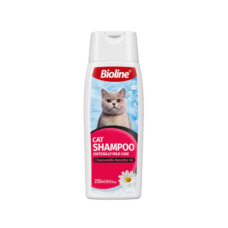 Shampoo Bioline Manzanilla Para Gatos - 250ml  1