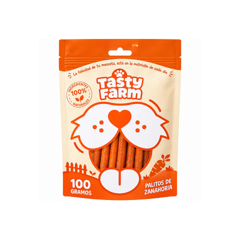Tasty Farm Palitos de Zanahoria - 100gr TF1081