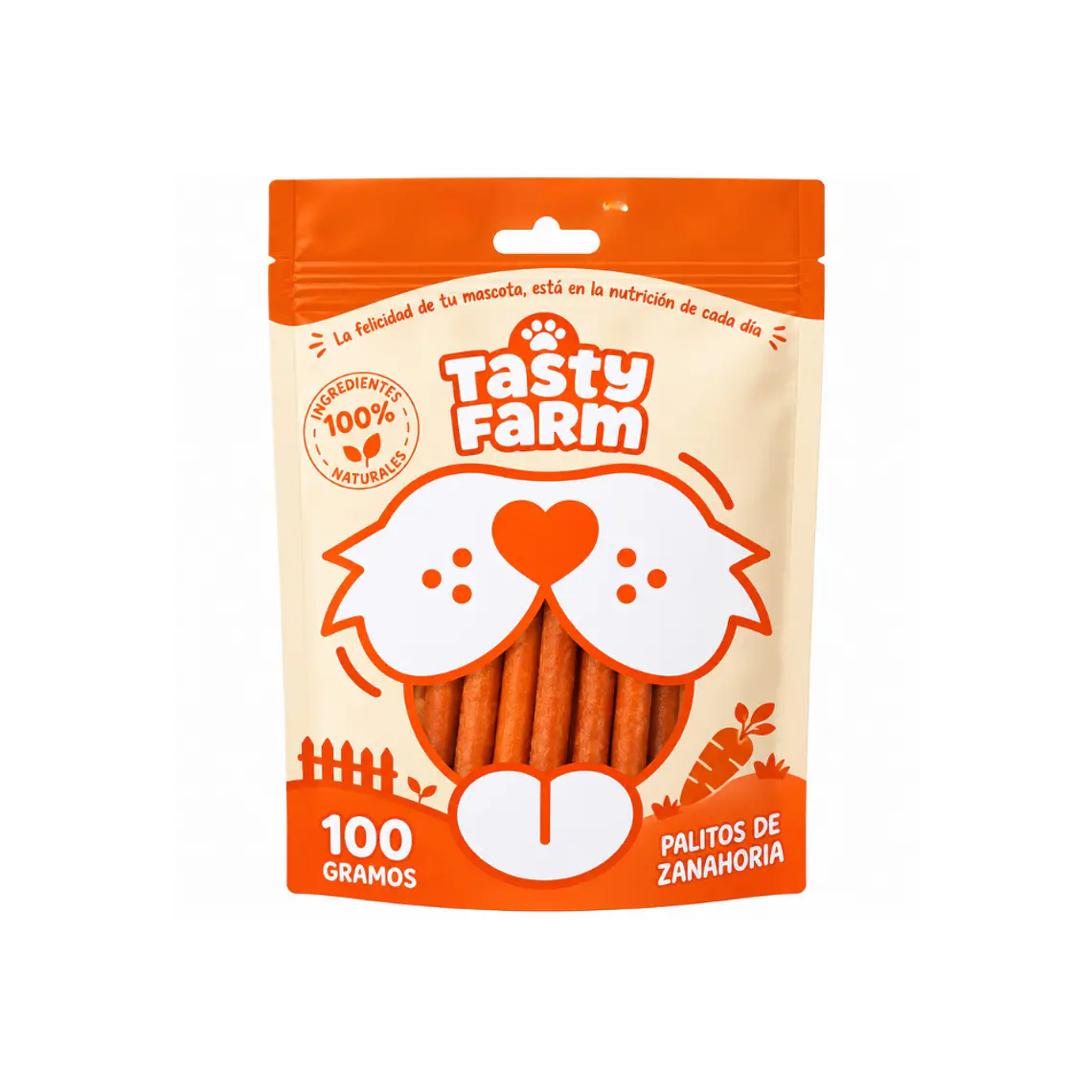 Tasty Farm Palitos de Zanahoria - 100gr TF1081 1