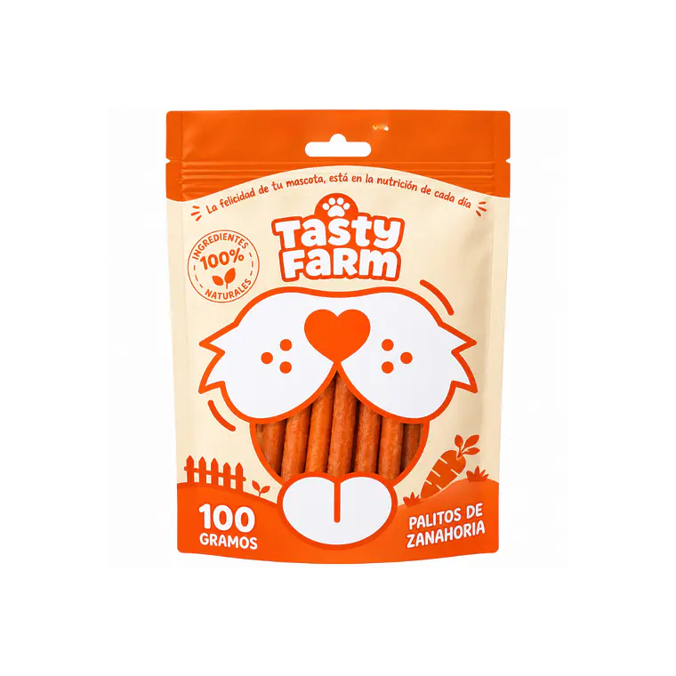 Tasty Farm Palitos de Zanahoria - 100gr TF1081 1