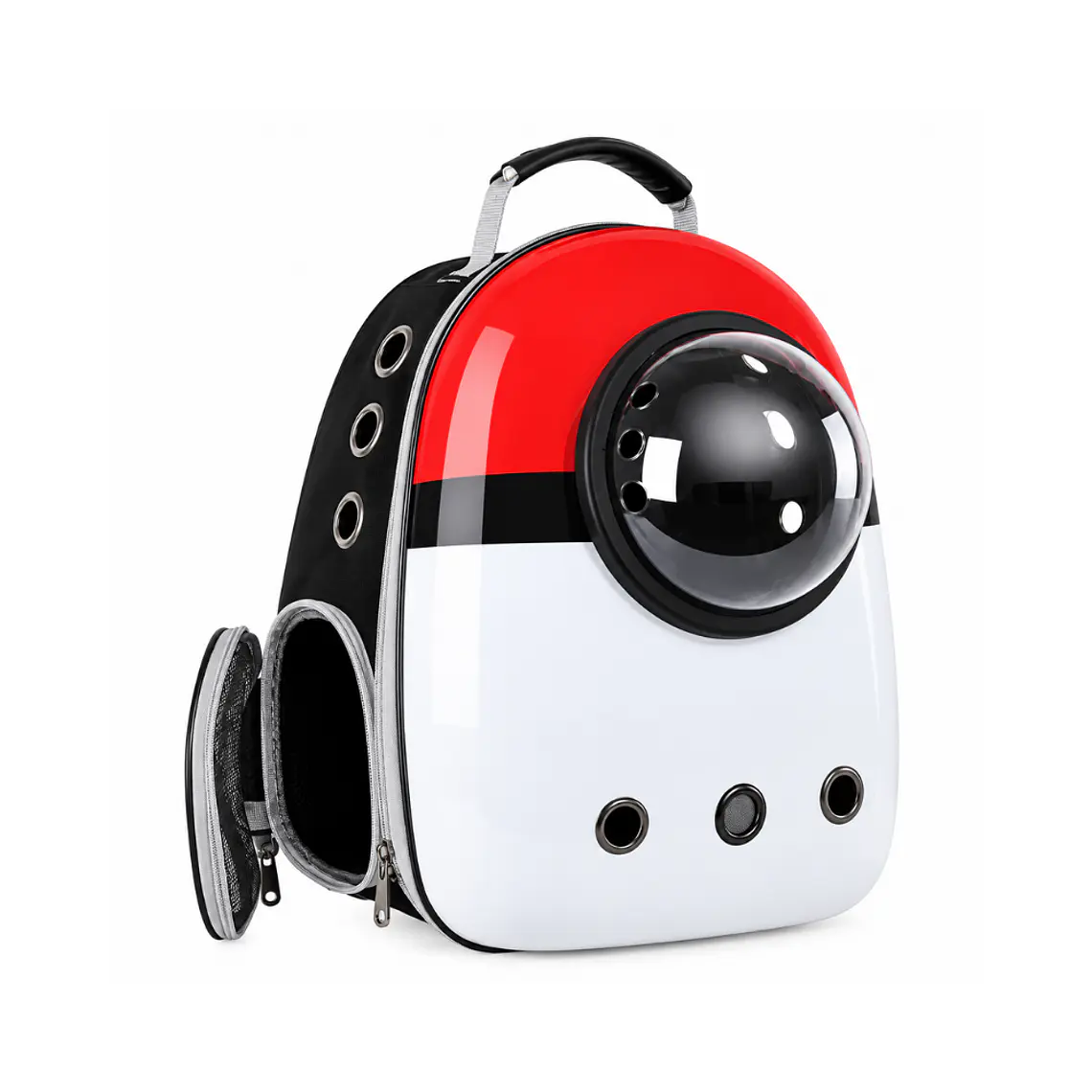 Mochila Capsula Diseño Pokebola 33x27x42cm - PT2702 1