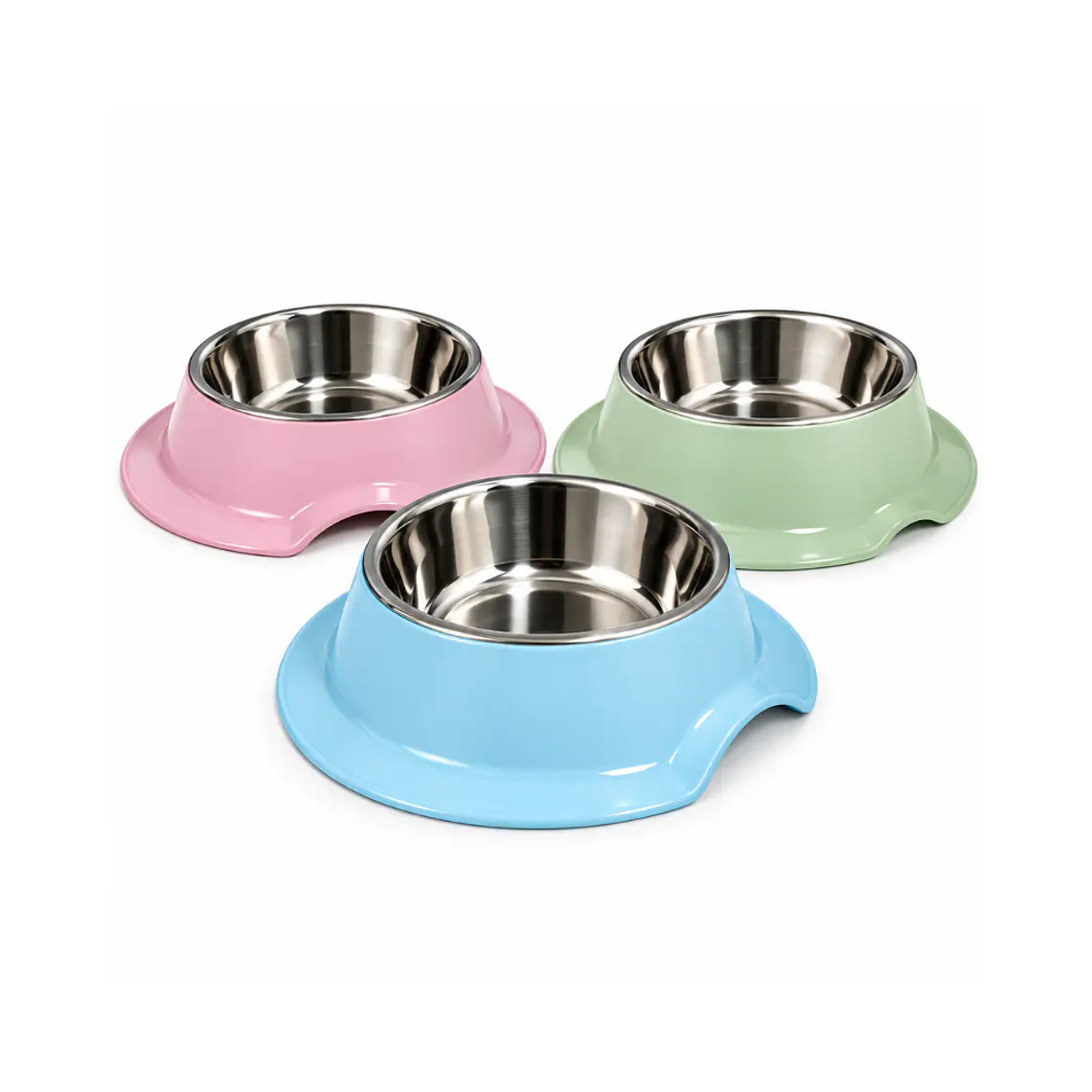 Plato Acero Inoxidable Anti Hormigas Colores TQ87-1 1