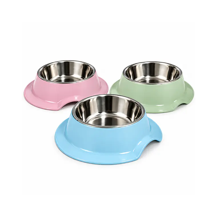 Plato Acero Inoxidable Anti Hormigas Colores TQ87-1 1