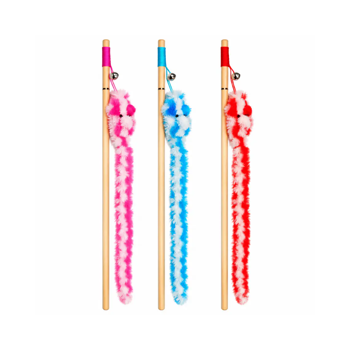 Varilla Para Gatos Ratón de Algodón - 49cm 1