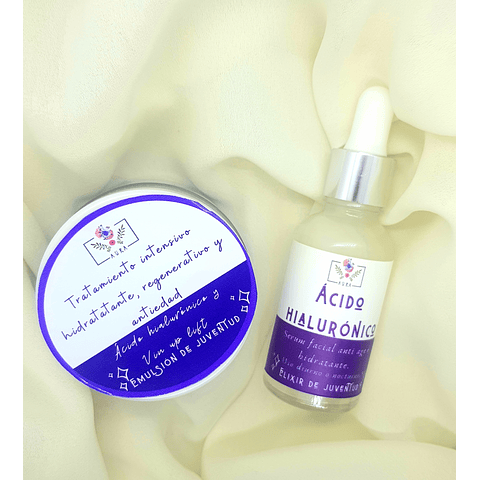 EMULSIÓN DE ROSTRO DE ÁCIDO HIALURÓNICO Y VIN UP LIFT