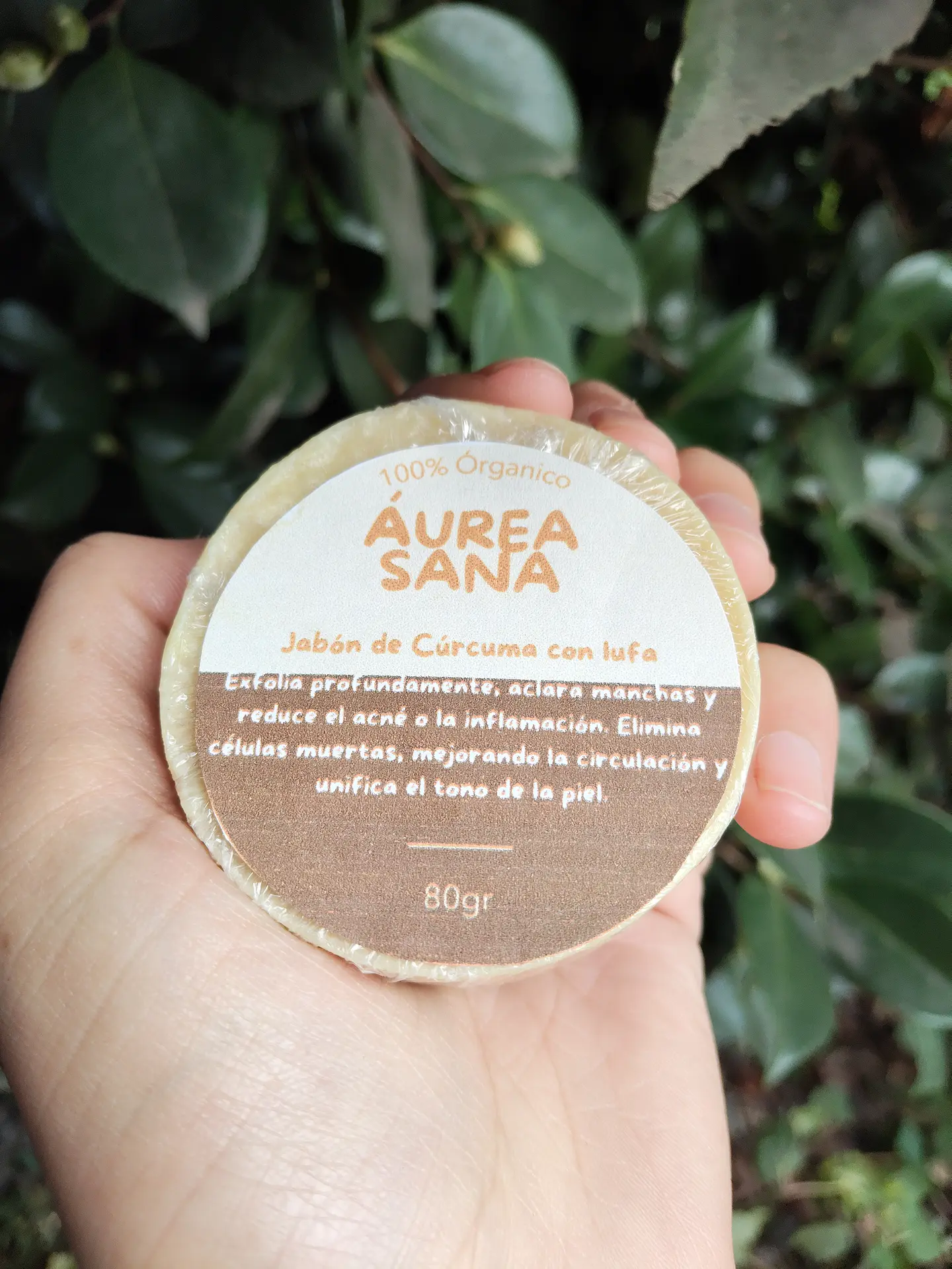 Jabón Curcuma con Lufa 80gr 1