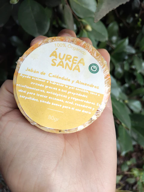 Jabón Caléndula Almendras 80gr