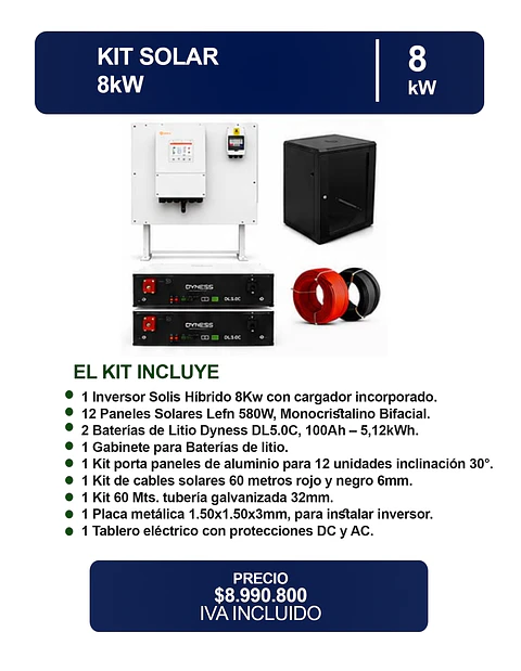 KIT SOLAR 8kW