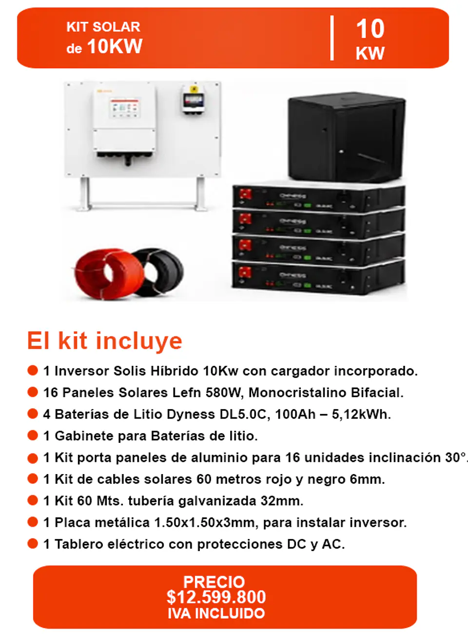 KIT SOLAR 10kW 1
