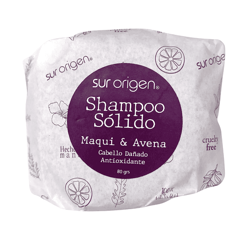Sur Origen Shampoo Sólido Maqui & Avena 80 g 1