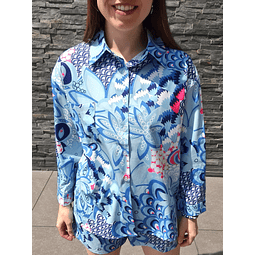 BLUSA AZUL MAGNOLIA