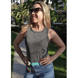 Polera Basica Jacinta GRIS 