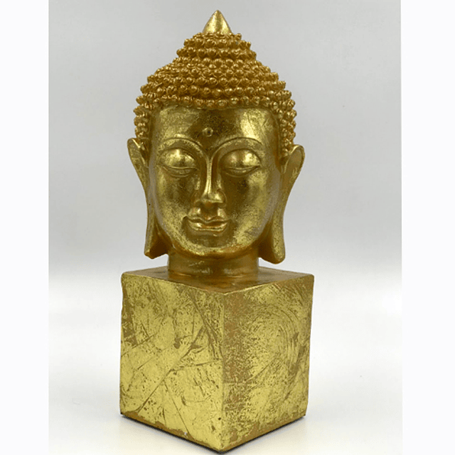 CABEZA BUDA PEDESTAL GOLD