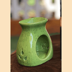 DIFUSOR CERAMICA VERDE PEQUEÑO MANZANO