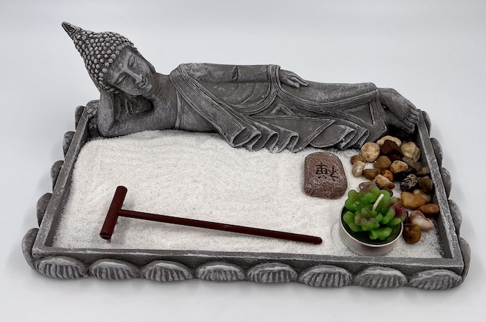 JARDIN ZEN RECTANGULAR BUDA RECOSTADO