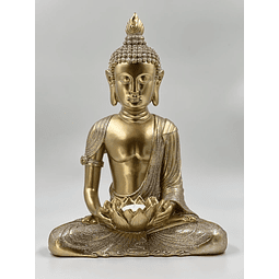 BUDA MEDITANDO PORTA VELA 37 CMS