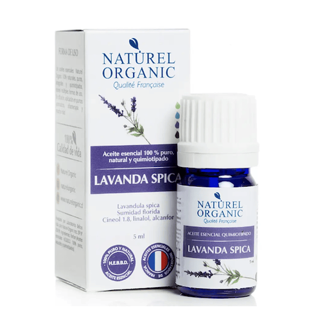 ACEITE ESENCIAL LAVANDA SPICA NATUREL ORGANIC