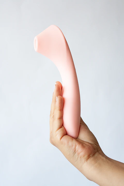 Succionador de Clitoris y Vibración con Calor Alma Iris Rosa