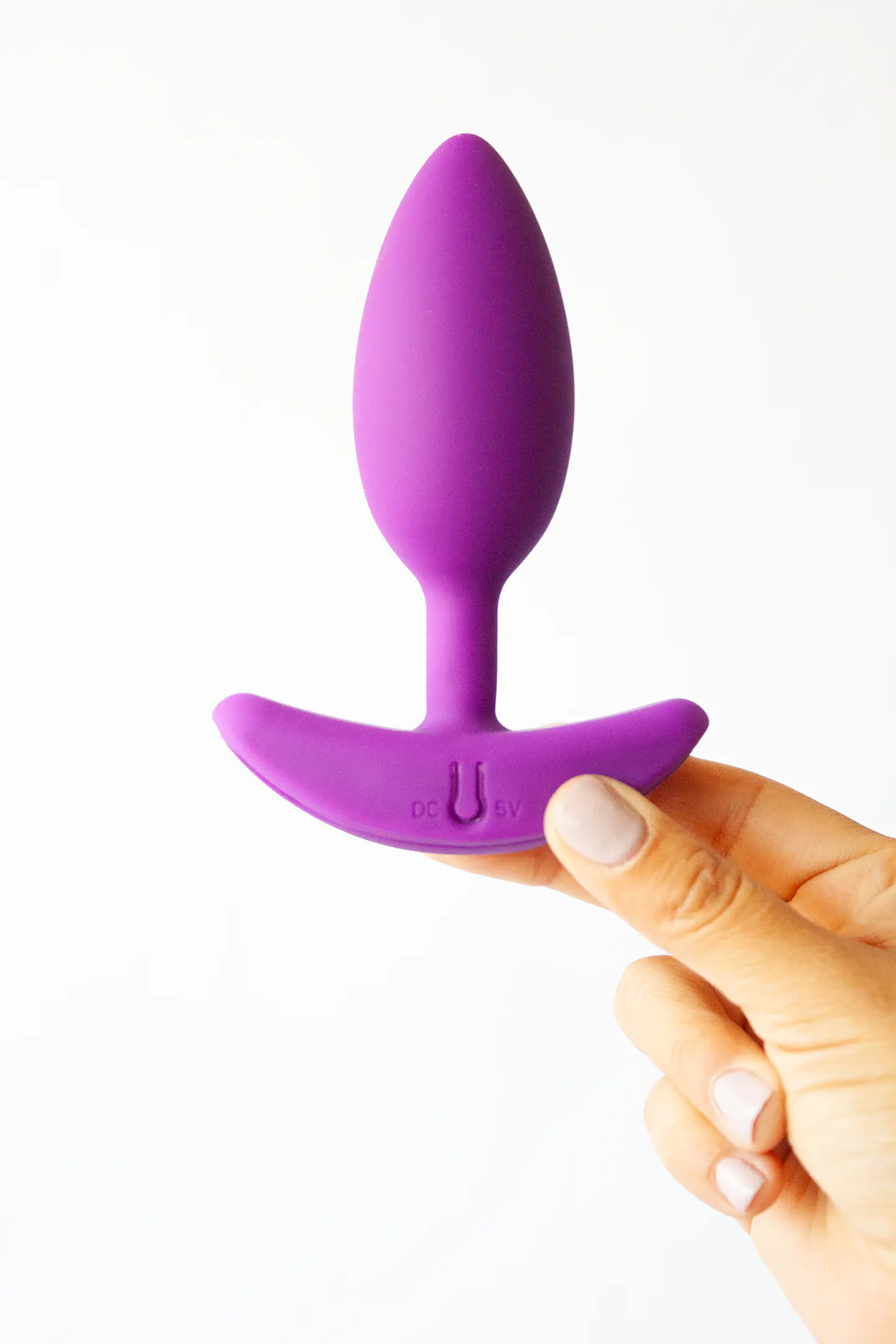Plug Anal Vibrador Alma Cosmos Morado 1