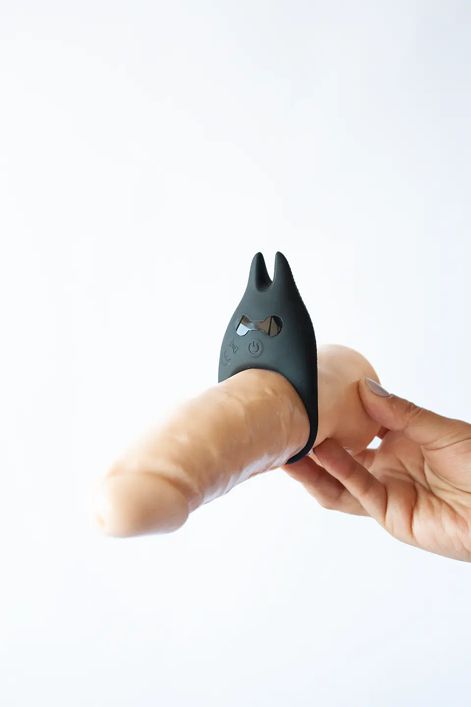 Anillo Vibrador Recargable Alma Menta Negro 3