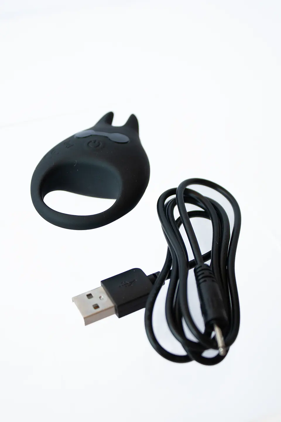 Anillo Vibrador Recargable Alma Menta Negro 4