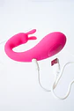 Vibrador rabbit doble estimulación con control App Fucsia - Miniatura 2