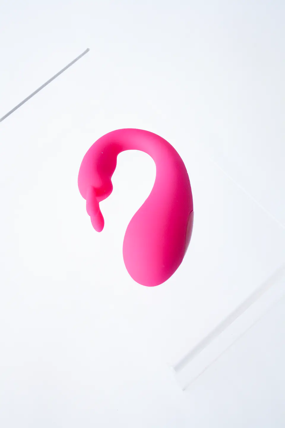 Vibrador rabbit doble estimulación con control App Fucsia 3