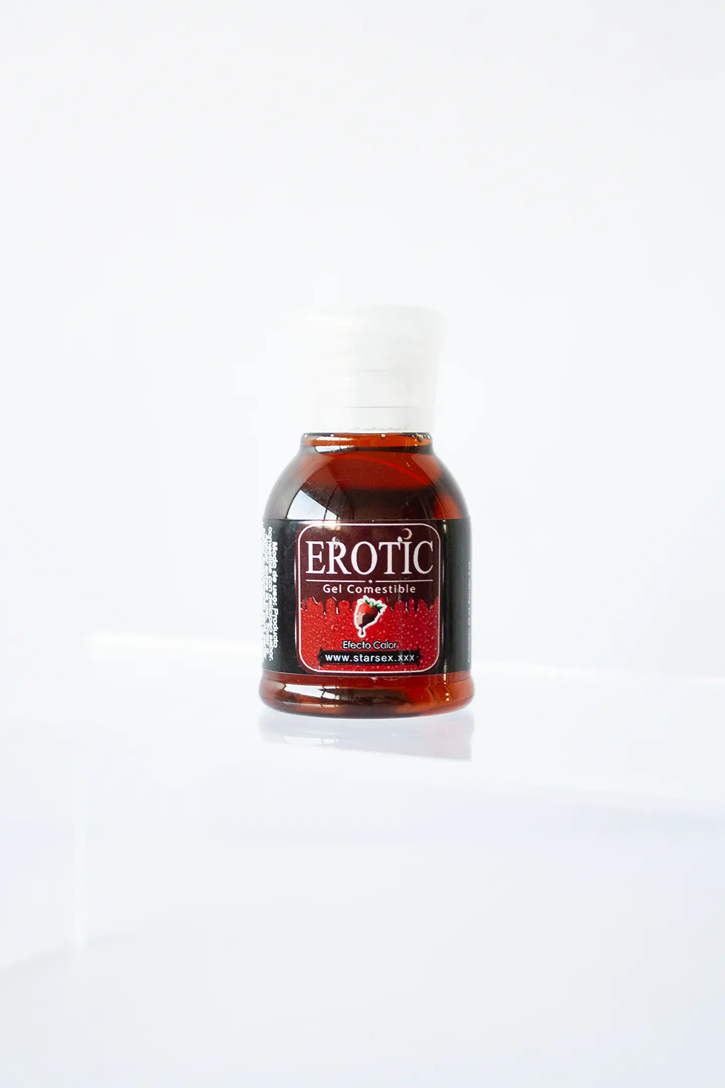Gel de Masaje Comestible Erotic Frutilla con Chocolate Starsex 30 ml 1
