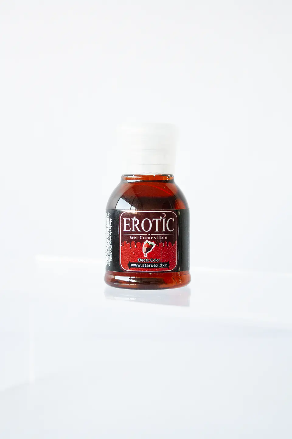 Gel de Masaje Comestible Erotic Frutilla con Chocolate Starsex 30 ml 1
