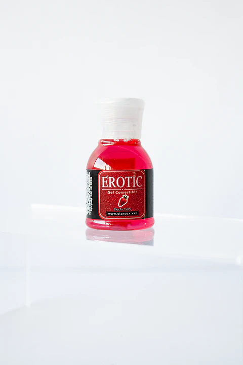 Gel de Masaje Comestible Erotic Frutilla Starsex 30 ml
