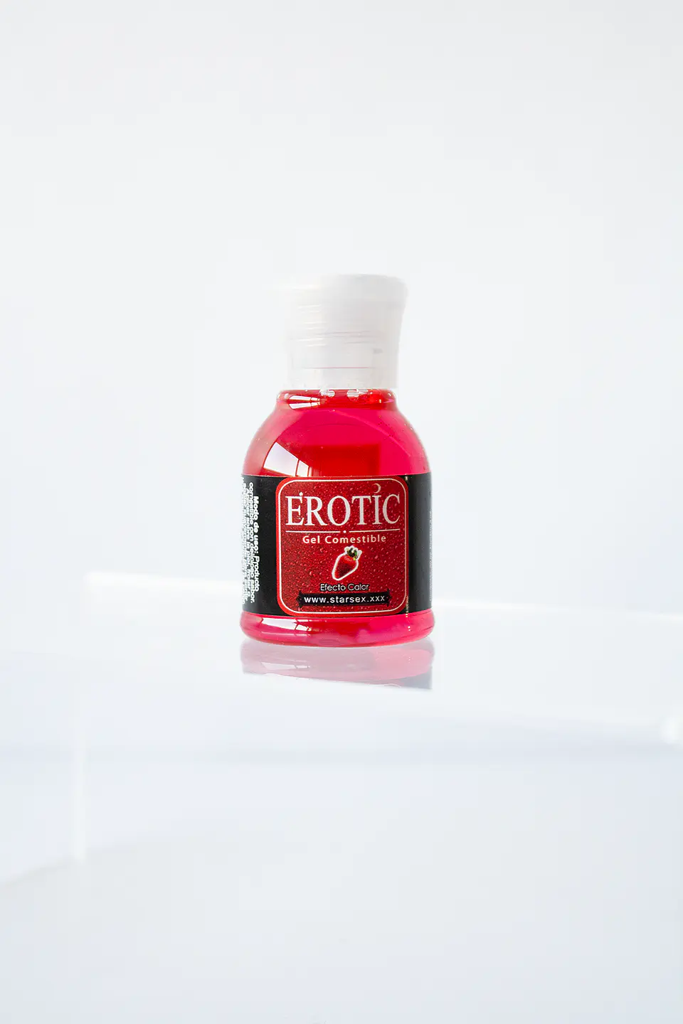 Gel de Masaje Comestible Erotic Frutilla Starsex 30 ml 1